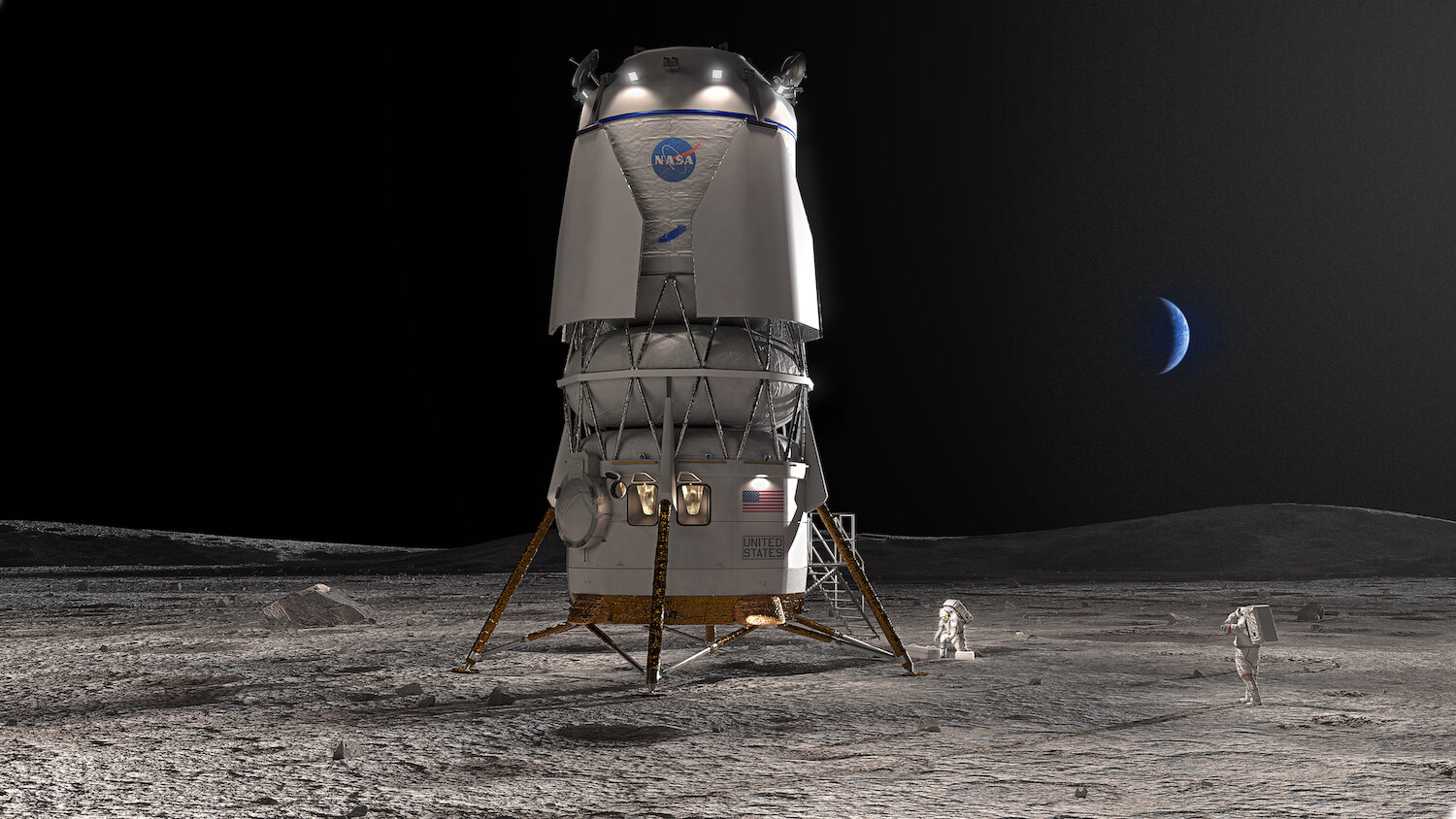 Blue Origin Secures Lunar Development Contract from NASA
