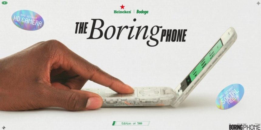 Heineken and Bodega Collaborate to Launch the "Boring Phone"